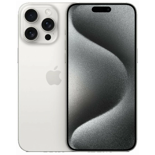 Смартфон Apple iPhone 15 Pro Max 1 ТБ, Dual: nano SIM + eSIM, белый титан